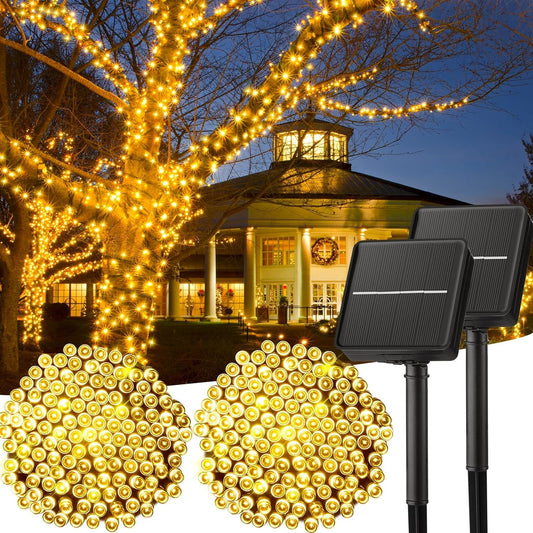 Solar String Lights Outdoor - 80FT 200 LED, 8 Modes, Waterproof