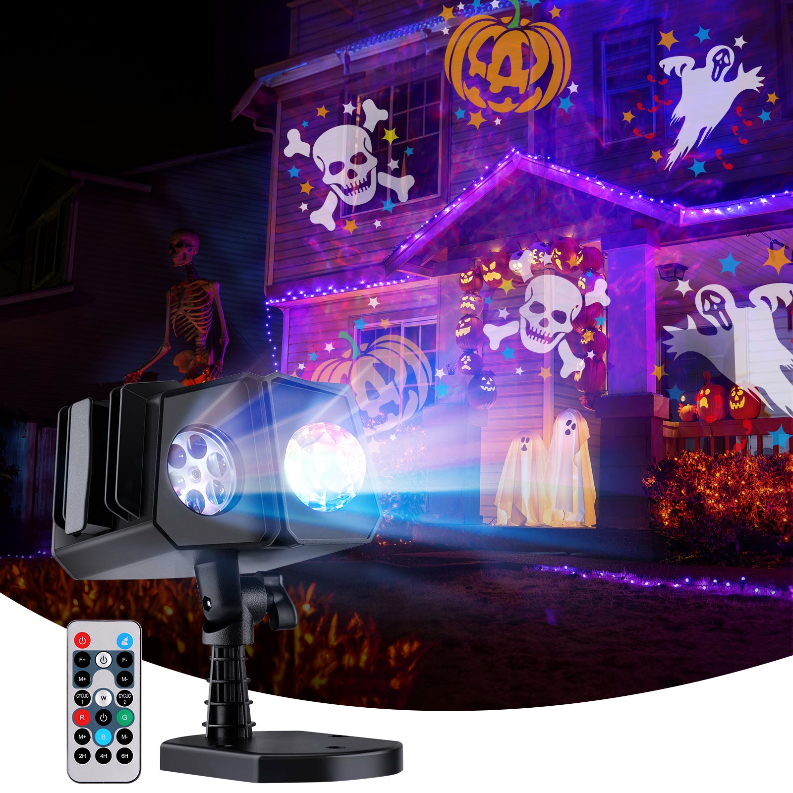 Halloween Projector Lights, 26 HD Effects