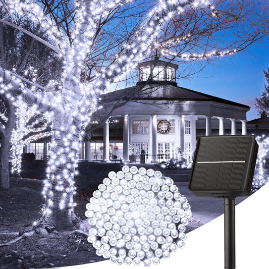 Solar String Lights Outdoor - 40 FT, 100 LED, 8 Modes, Waterproof
