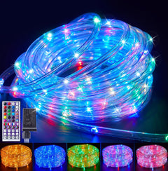 Brightown 33 FT Color Changing Rope Lights - 100 LED Waterproof String Lights