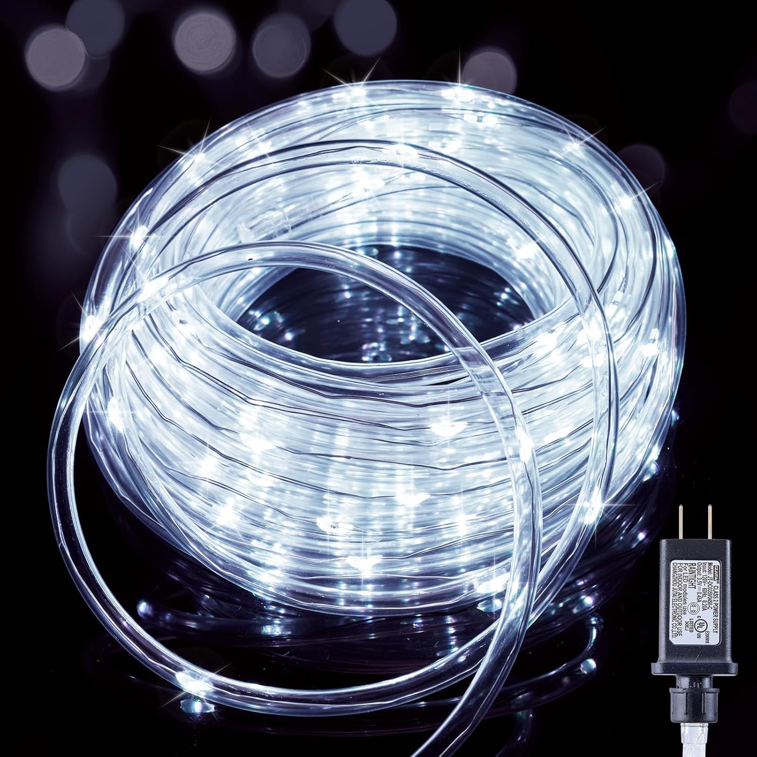 33FT 100 LED Outdoor Waterproof Twinkle String Lights in Pure White