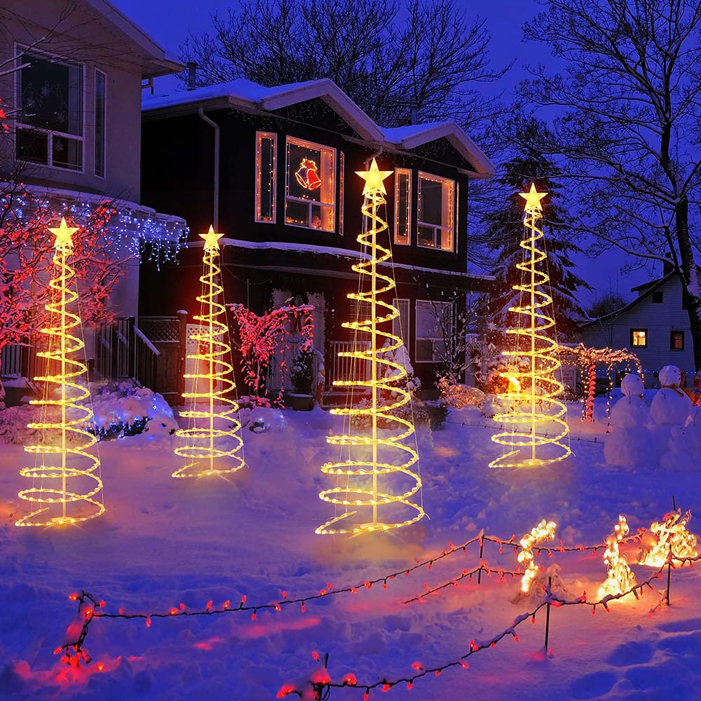 6 Feet / 200 Bulbs / Warm White