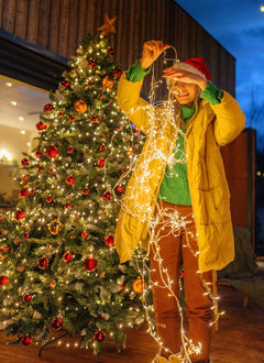 Battery Operated Fairy Lights - 2 Pack, 10 FT, 120 LEDs, Waterproof