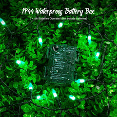 St. Patrick's Day Green String Lights - 2 Pack 17.8 Feet 50 LED