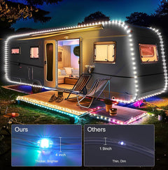 Brightown 33 FT Color Changing Rope Lights - 100 LED Waterproof String Lights