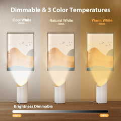 LED Spotlights - 4 Pack with Remote, Timer, and Dimmable Features