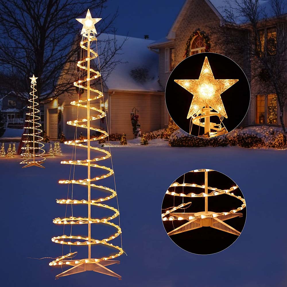 6 Feet / 200 Bulbs / Warm White