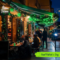 St. Patrick's Day Green String Lights - 2 Pack 17.8 Feet 50 LED