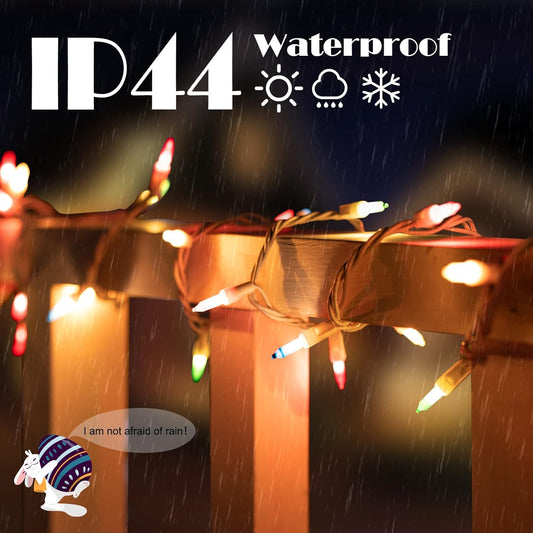 Easter Mini String Lights, 26.5 FT, 100 Count, Plug-in, Multicolored