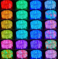 Brightown 33 FT Color Changing Rope Lights - 100 LED Waterproof String Lights