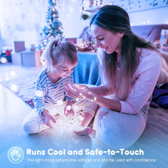 6 Pack Fairy Lights with Timer - 7ft Waterproof String Lights