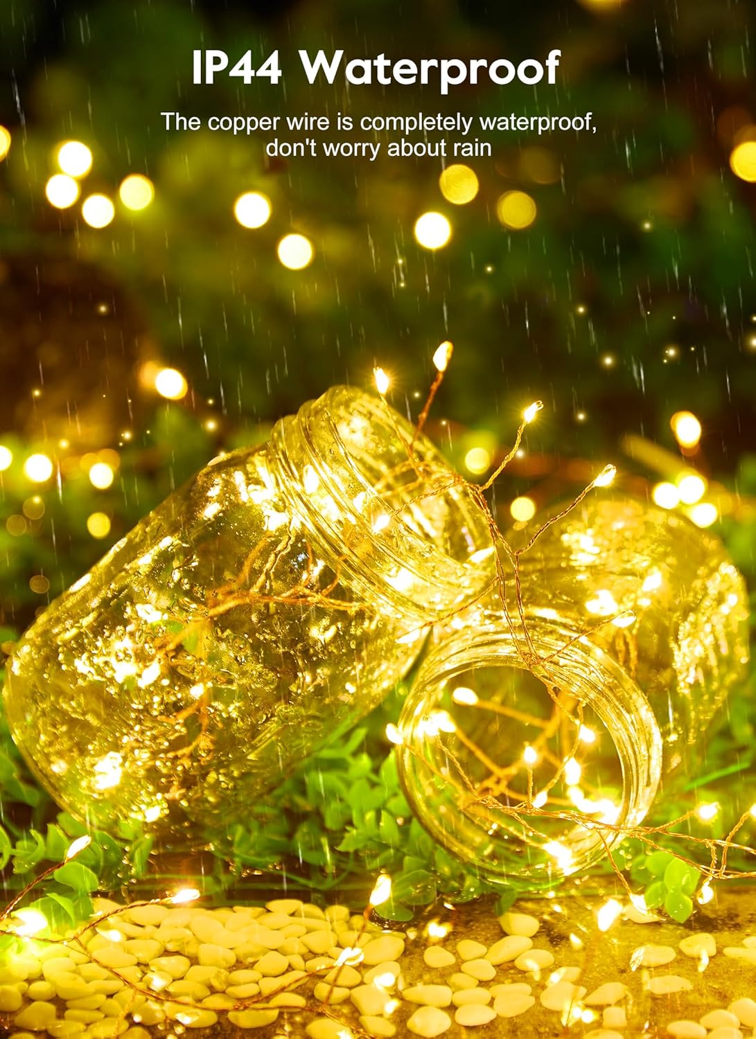 Fairy Lights 5FT USB Twinkle String Lights - 100 LEDs with Remote & Timer