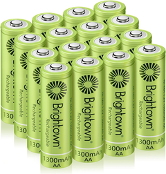 16 Count / 1300mAh / AA Battery