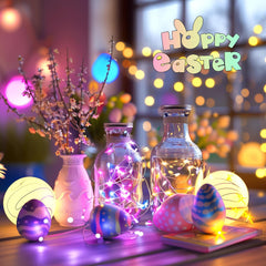 Easter Fairy Lights - 33ft Waterproof String Lights