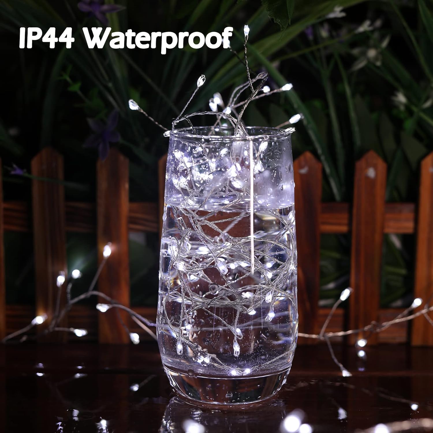 Fairy Lights Plug in - 10 FT, 200 LED, Pure White, Remote Control