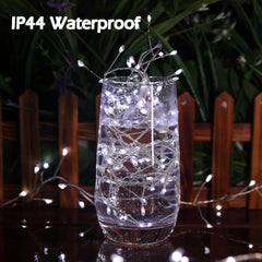 Fairy Lights Plug in - 10 FT, 200 LED, Pure White, Remote Control