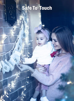 Battery Operated String Lights, 17 FT, 50 LED, Waterproof with Timer