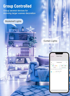 Smart Fairy Lights - 2 Pack, 33 FT, 100 LED, Bluetooth, Remote