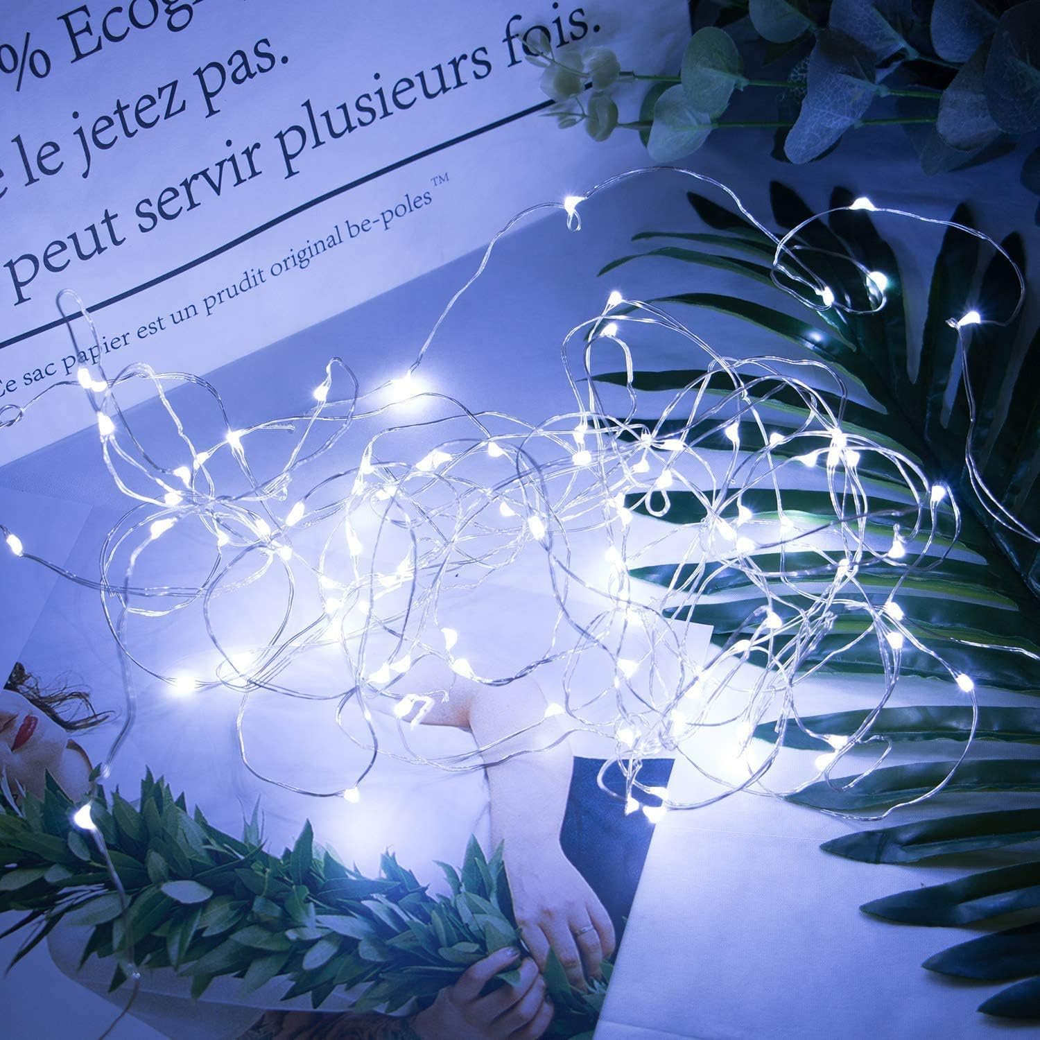 12 Pack LED Fairy Lights - Battery Operated, Waterproof, 7 Feet