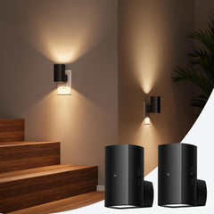 2 Pack Night Lights Plug into Wall, Modern Night Light with Rotating Plug, Dusk to Dawn Sensor, 0-100LM Stepless Dimming Aora Night Light for Hallway Bedroom Bathroom, Soft White