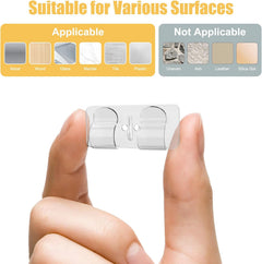 Christmas Light Clips - 30 Hooks & 35 Adhesive Strips for Indoor/Outdoor Decor
