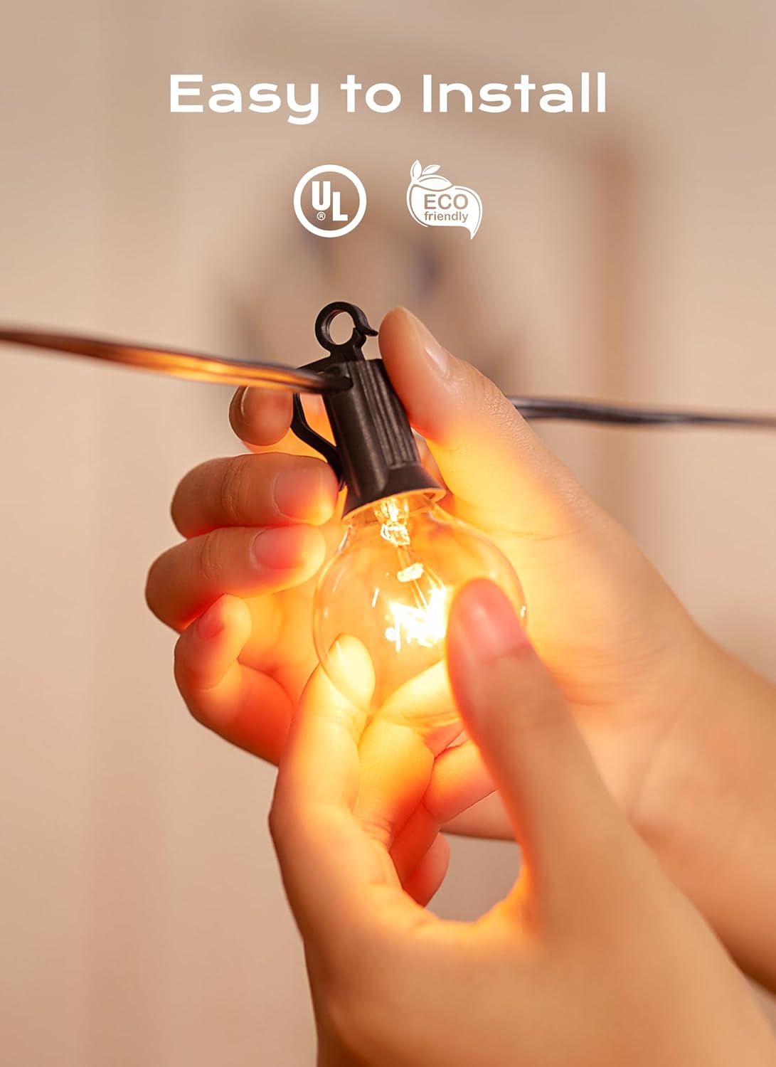 G40 5W 120V Globe Incandescent Glass Bulbs