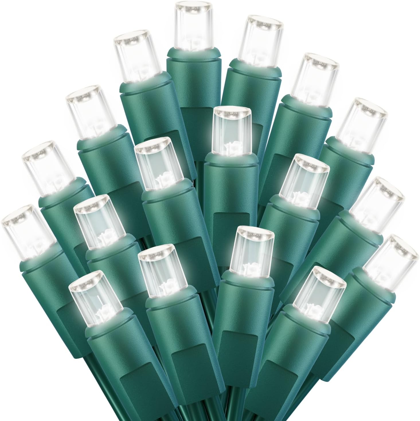 14 Feet 50LEDs F5 Pure White Mini String Lights