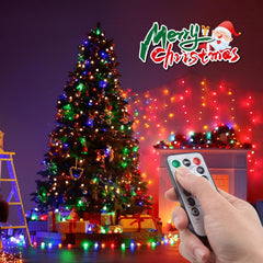21FT 60 LED Battery Operated Globe Fairy Lights with Remote, 8 Modes, Multicolor