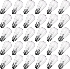 S14 11W 120V Incandescent Glass Replacement Bulbs with E26 Medium Base