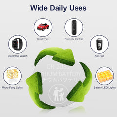 CR2032 Lithium Coin Cell Batteries - 60 Count