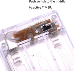 Battery Operated Fairy Lights, 5 Pack, 7 FT, 20 LED with Timer