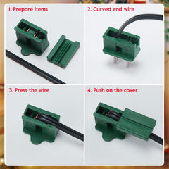 Christmas Vampire Plug Set - 20 Packs, Green