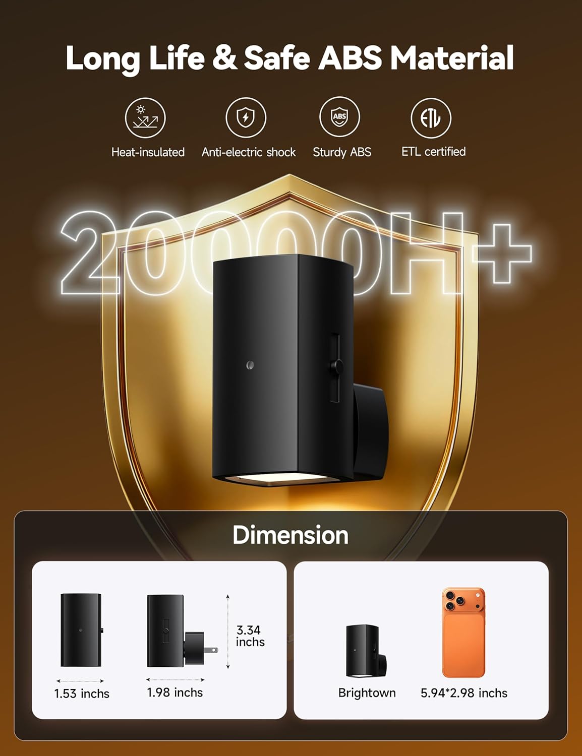 2 Pack Night Lights Plug into Wall, Modern Night Light with Rotating Plug, Dusk to Dawn Sensor, 0-100LM Stepless Dimming Aora Night Light for Hallway Bedroom Bathroom, Soft White