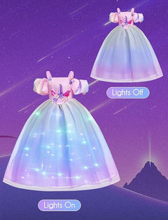 Light Up Princess Dress for Girls - Halloween Costume