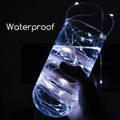 Battery Operated Fairy Lights, 5 Pack, 7 FT, 20 LED with Timer