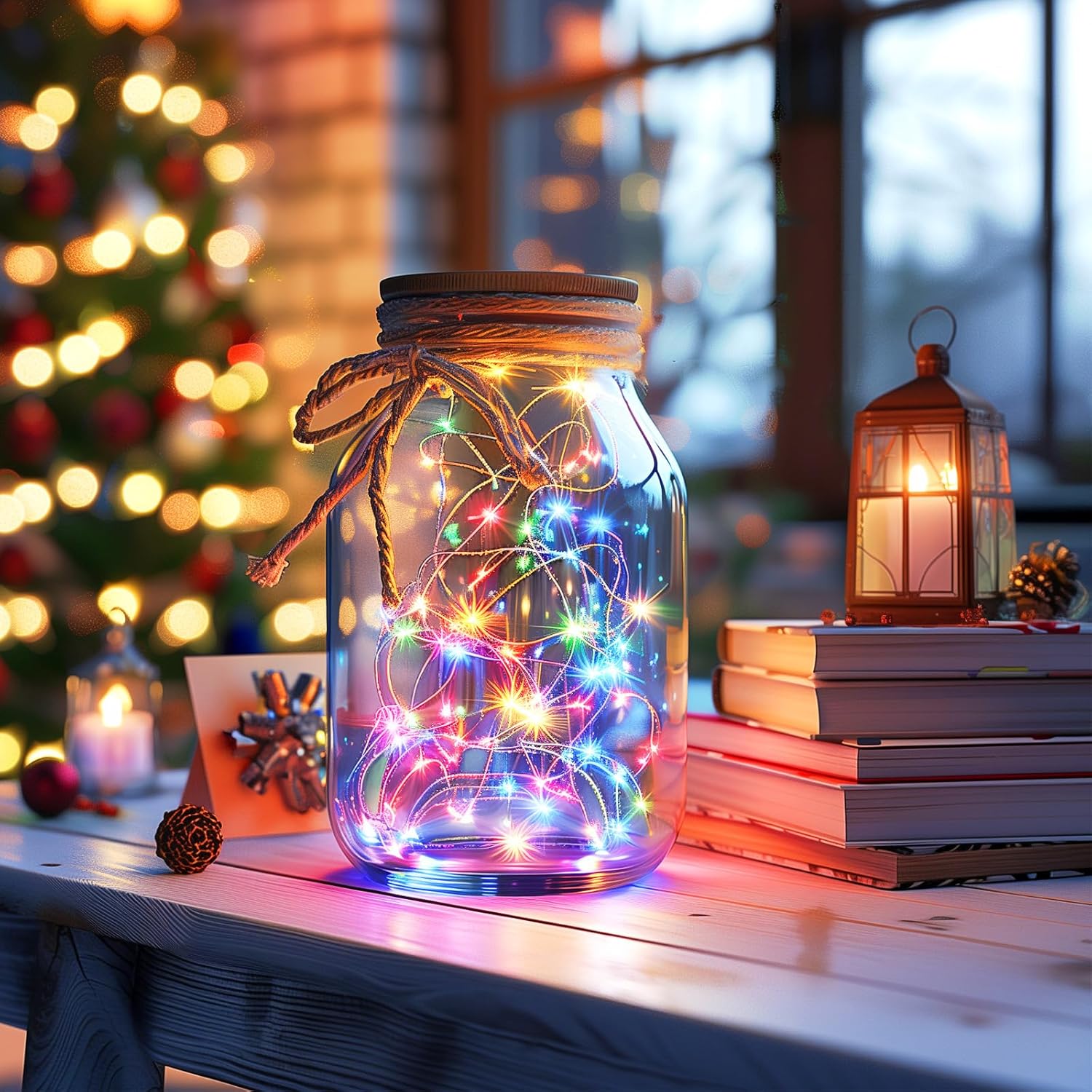 Multicolored Fairy Lights - 40 FT, 120 LED, Waterproof