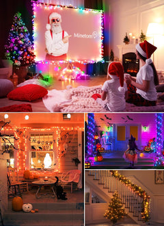 Color Changing Fairy Lights, 33 FT, 100 LED, Plug-in with Remote