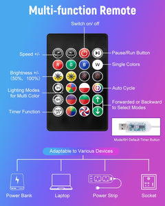 33FT 100 LED Color Changing Fairy Lights