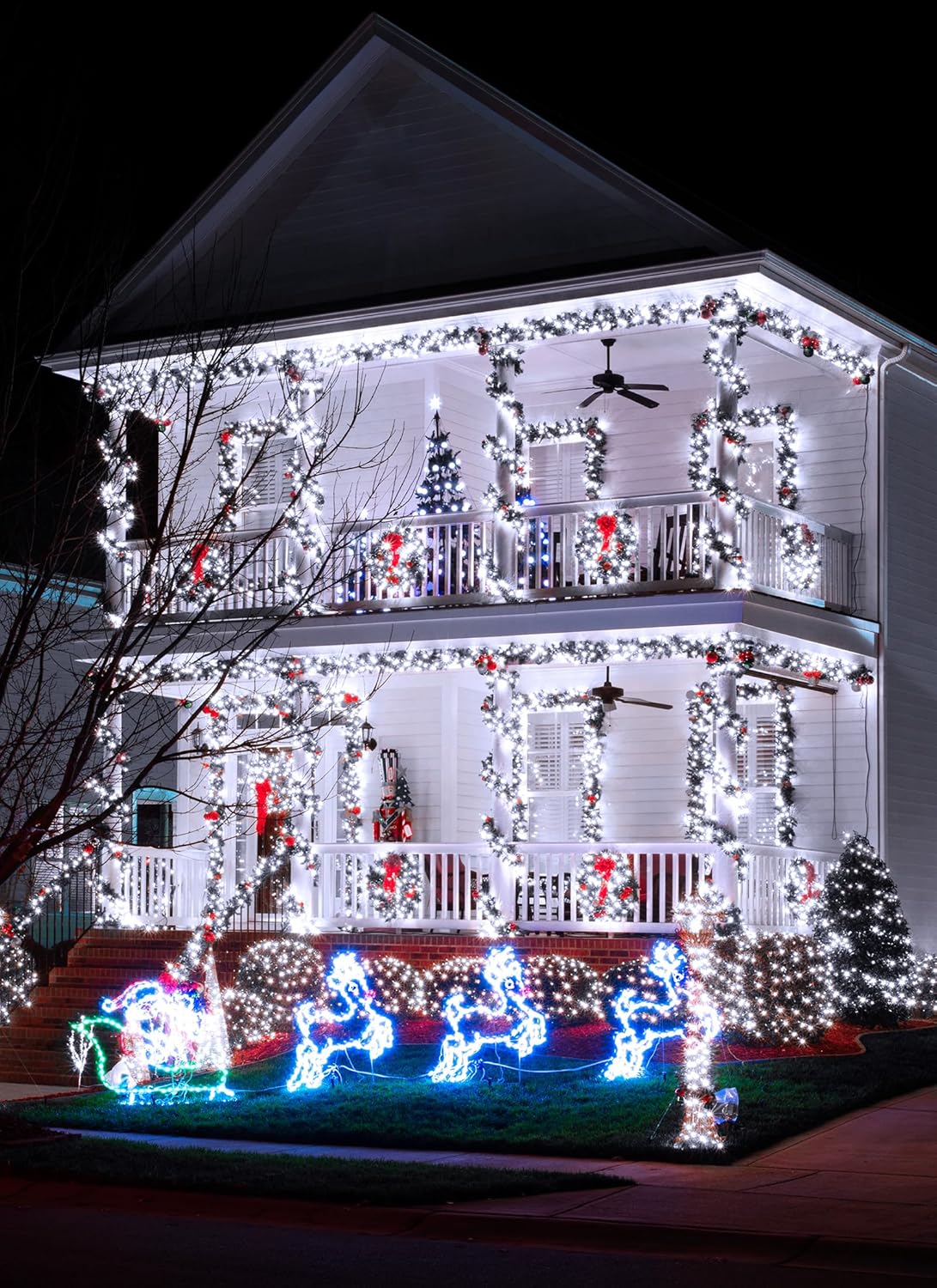 Solar Powered String Lights - 80 FT, 200 LED, 8 Modes, Waterproof