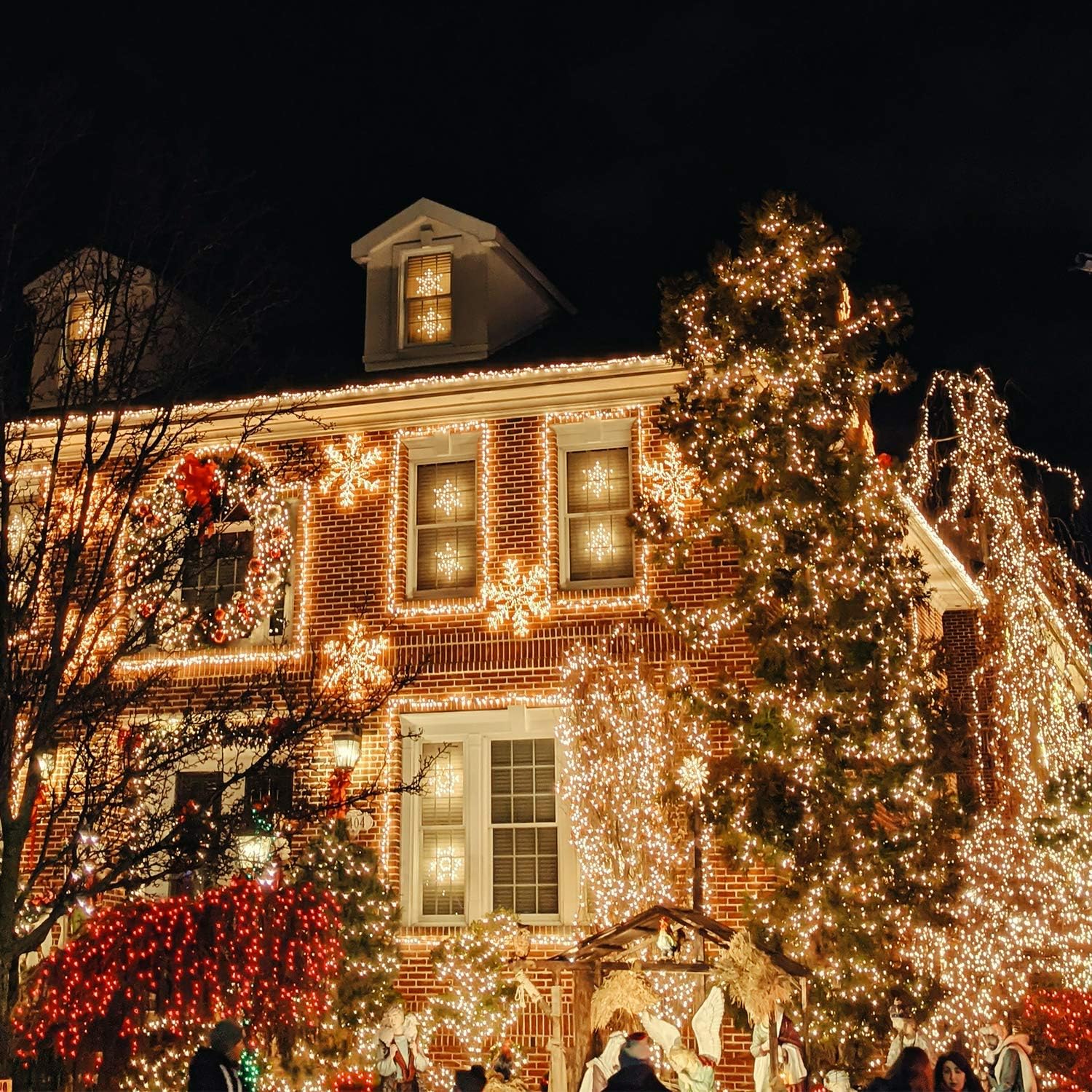 12 Feet 50 Count Incandescent Bulbs Mini Lights for Indoor Outdoor Xmas Tree Easter Valentine’s Day Wedding