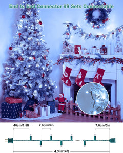 14 Feet 50LEDs F5 Pure White Mini String Lights