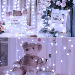 USB String Lights - 2 Pack, 46FT, 100 LED Globe Lights