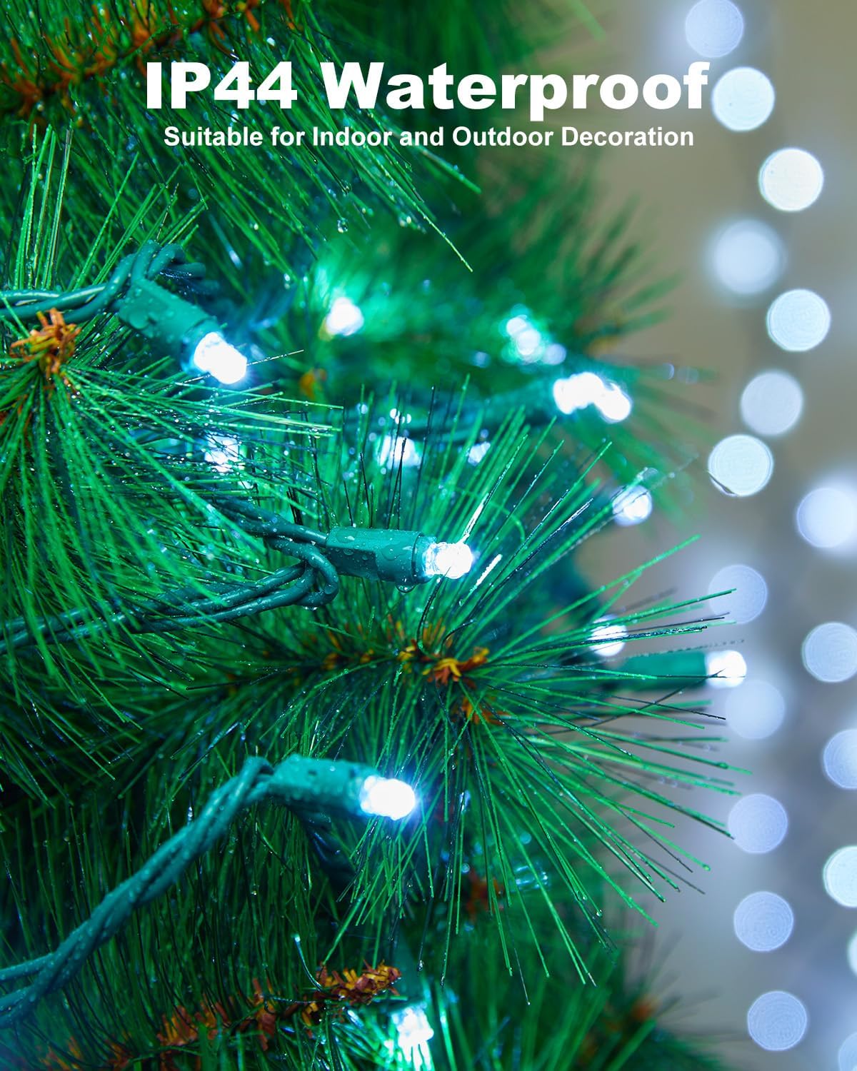 14 Feet 50LEDs F5 Pure White Mini String Lights