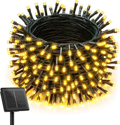 50Ft 120 LED Solar Powered String Lights Outdoor for Garden Yard Patio Party Decor, Warm White