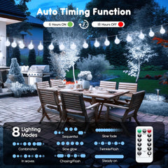 Crystal Globe String Lights - 17ft, 30 LED Battery Operated