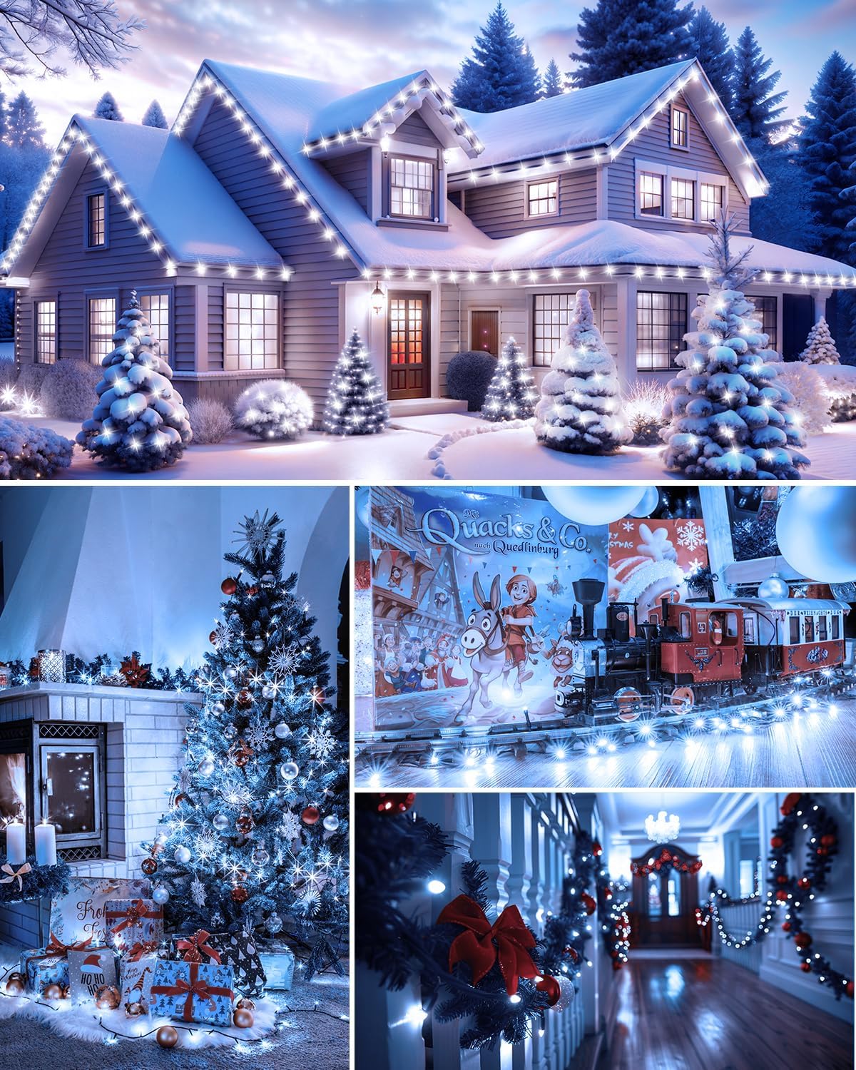 14 Feet 50LEDs F5 Pure White Mini String Lights