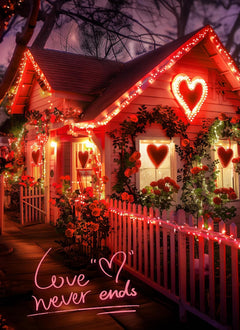 12 Feet 50 Count Incandescent Bulbs Mini Lights for Indoor Outdoor Xmas Tree Easter Valentine’s Day Wedding