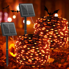 Solar String Lights, Copper Wire, Waterproof, Christmas