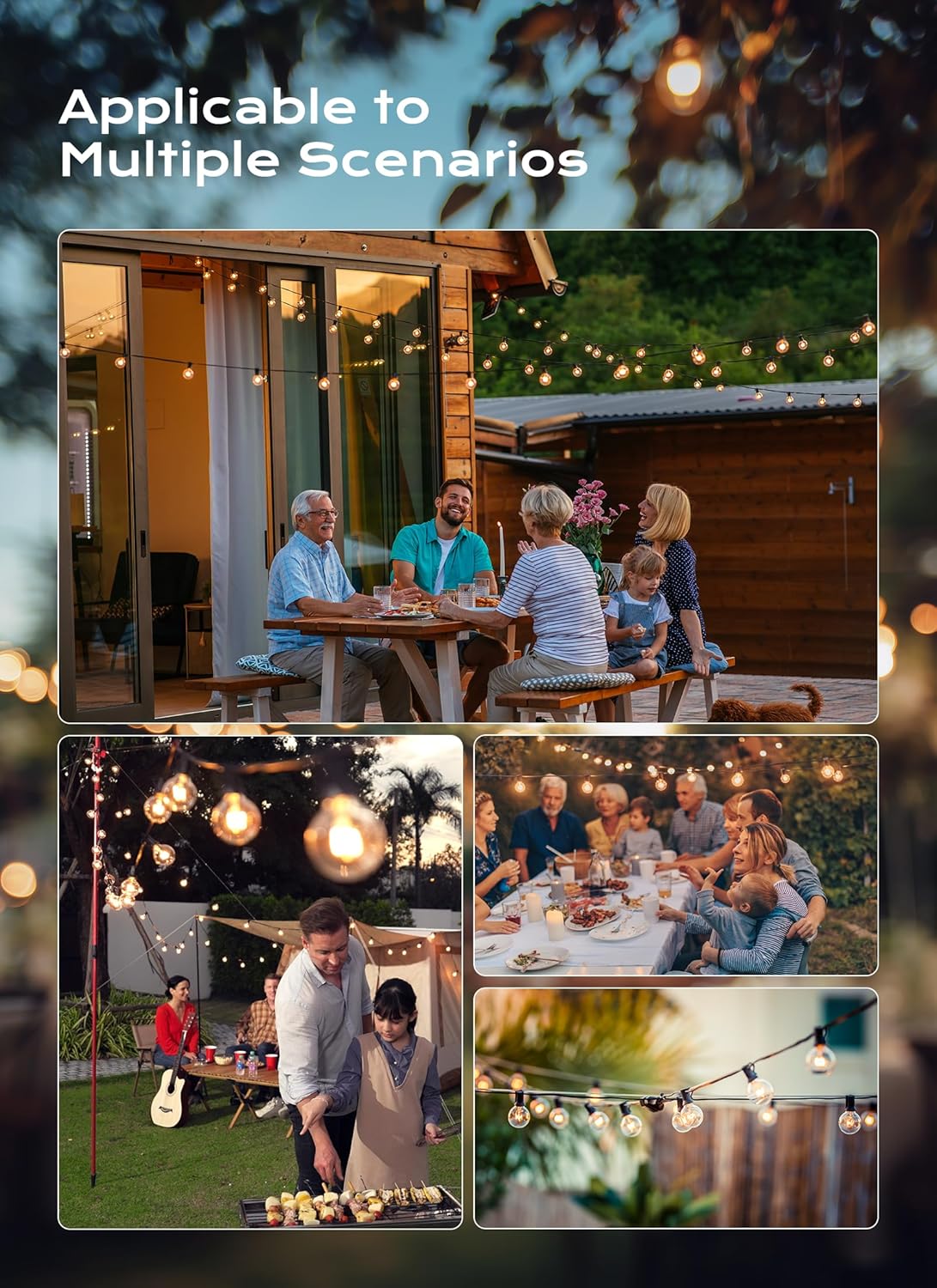 G40 5W 120V Globe Incandescent Glass Bulbs