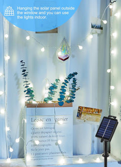 Solar Globe String Lights - 19.6Ft, 60 LEDs, Waterproof
